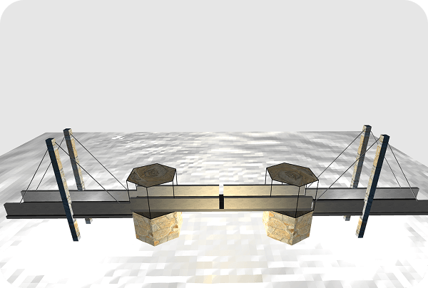 Bridge coded in Processing